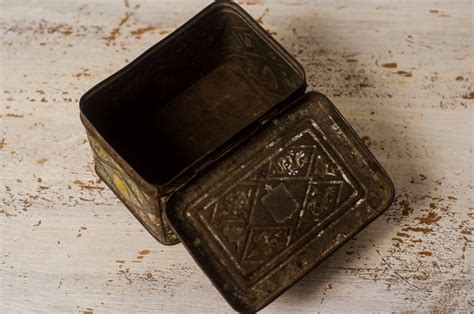 metal tin box company|vintage metal tin box.